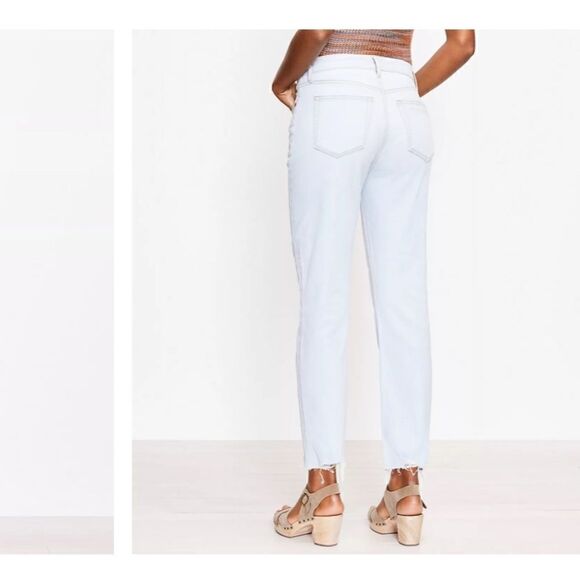 Loft High Rise Straight Jeans Size 30 - Picture 3 of 7